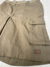 Vintage 90s Dickies Men's Cargo Shorts Size W38 Khaki Work Casual